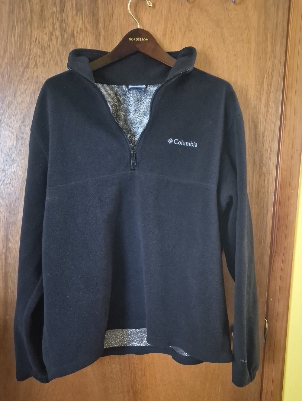 Columbia Black men's Half-Zip Pullover XL